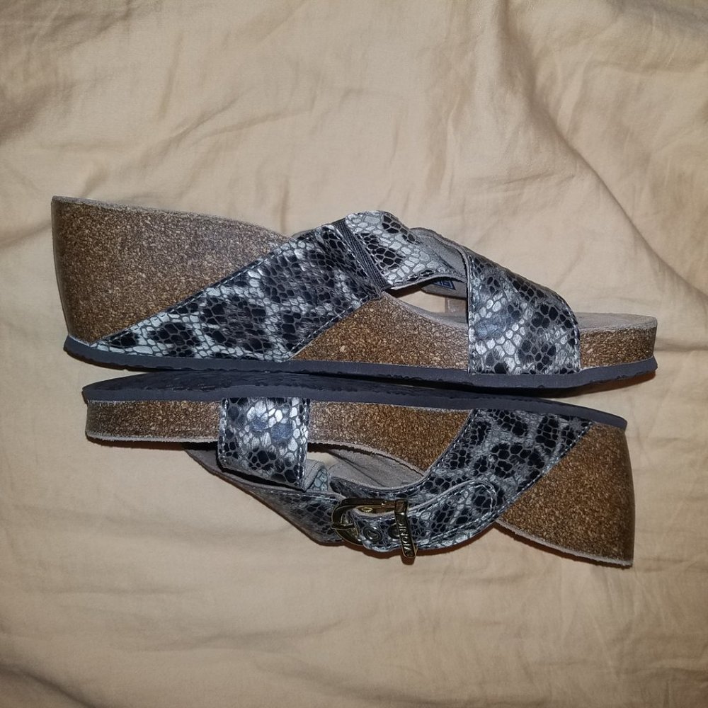 Vionic Danette Platform Slide Snake Sandals - image 4